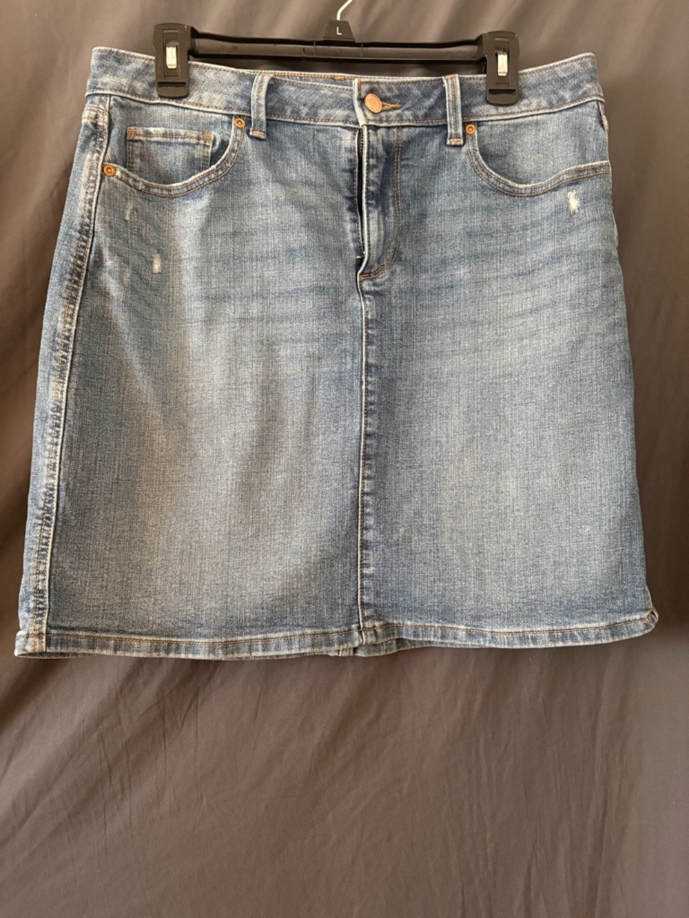 Sonoma Light Blue Denim Mini Skirt